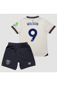 West Ham United Callum Wilson #9 Babytruitje Uit tenue Kind 2025-26 Korte Mouw (+ Korte broeken)